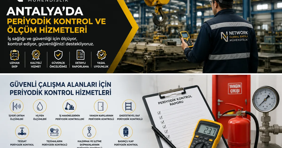 Antalya Periyodik Kontrol Hizmetleri